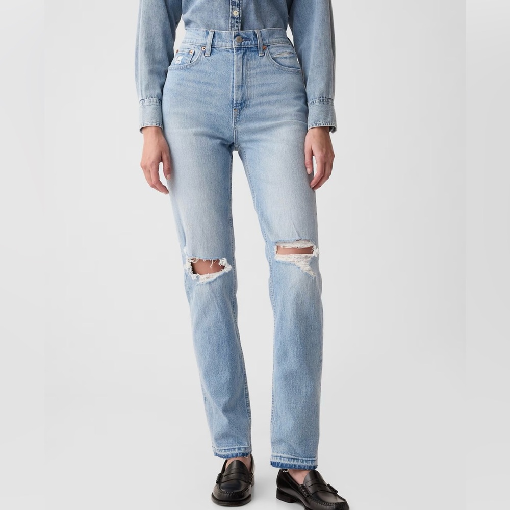 GAP High Rise Cheeky Straight Jeans
